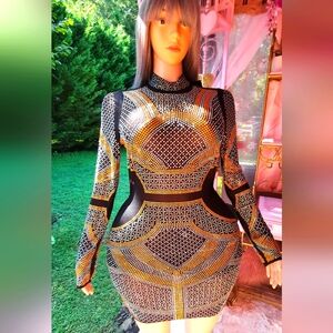 NWT Buy me jewels rhinestone -black 1x